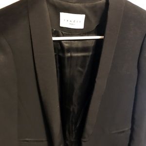 SANDRO WOMENS TUXEDO BLAZER
